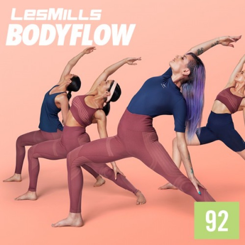 Hot Sale LesMills Q2 2021 Routines BODY BALANCE FLOW 92 releases DVD, CD & Notes